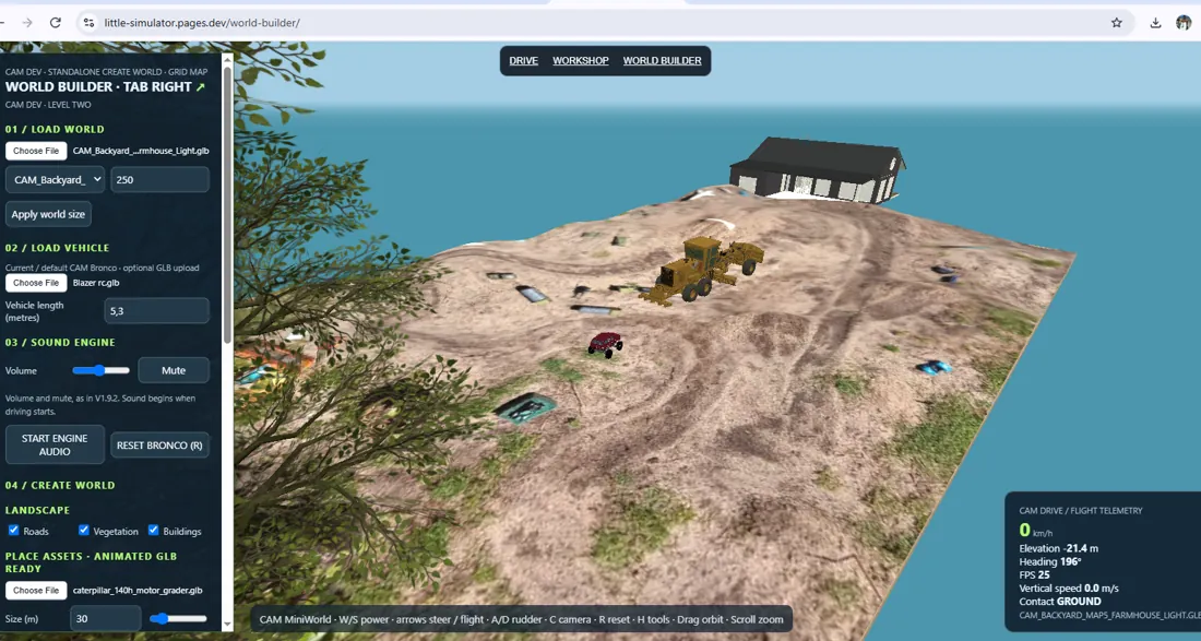 RC campsite overview